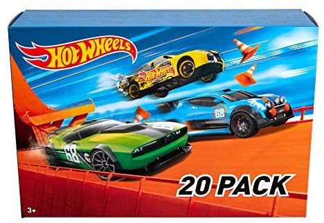 Hot Wheels 20 Car Gift Pack (Styles May Vary), Multicolor, 7.6" T: Toys & Games