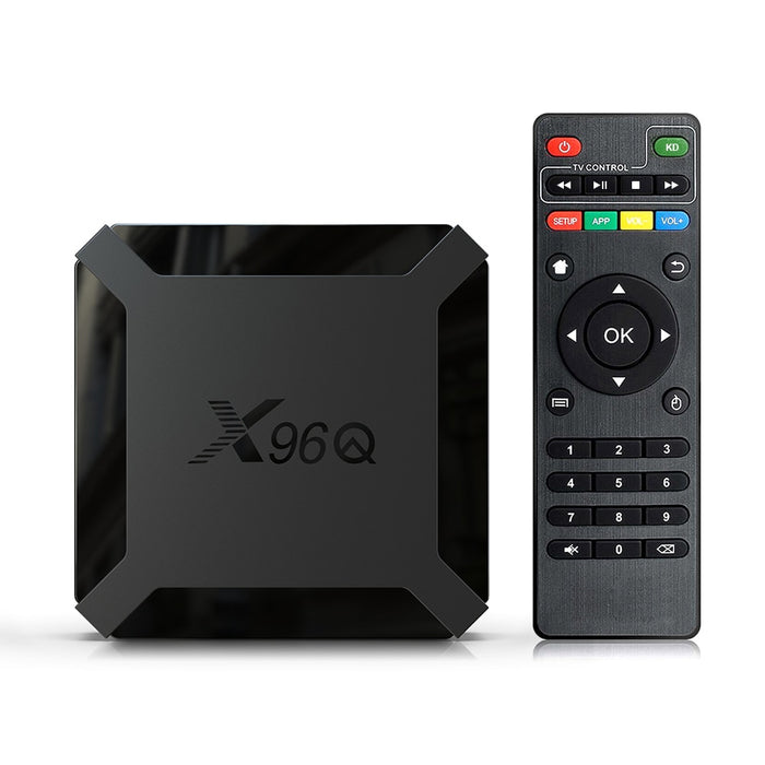 X96Q TV Box Android 10.0 H313 Quad Core ARM Cortex A53 2GB 8GB/16GB  Support 4K 3D Media Player TV Set Top Box
