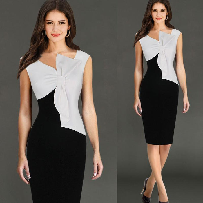 New Elegant Casual Wear Black & White